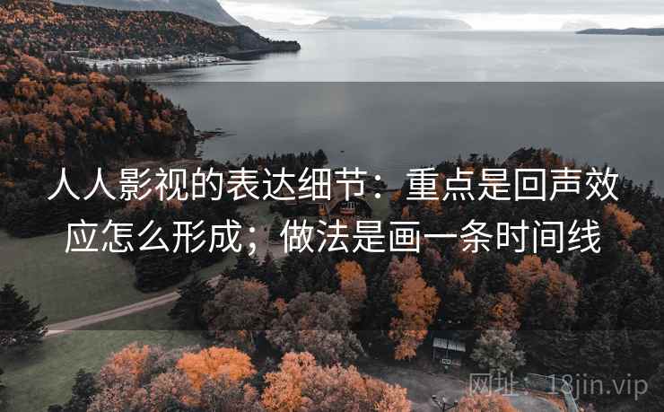 人人影视的表达细节：重点是回声效应怎么形成；做法是画一条时间线